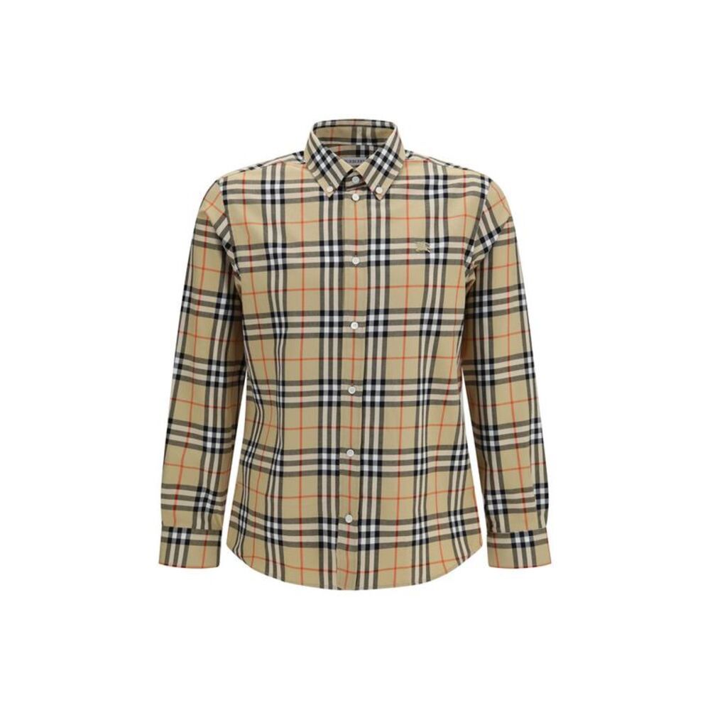 Burberry Beige Cotton Men's Shirt